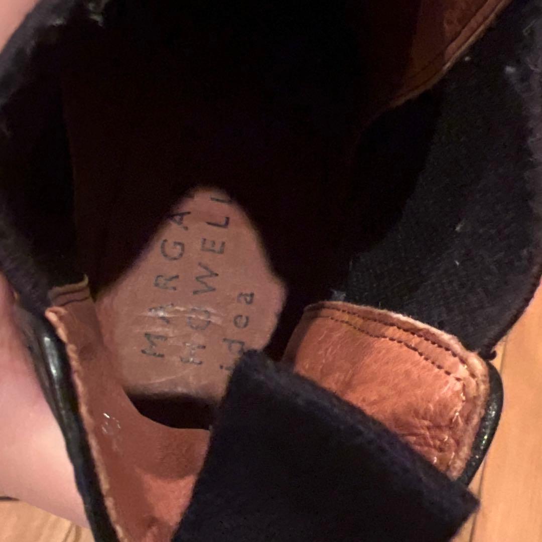 MARGARET HOWELL idea/サイドゴアブーツ/size23/黒