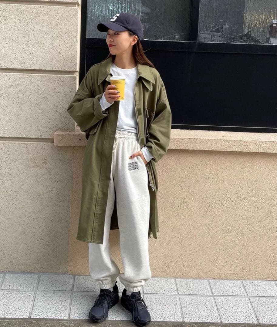 値下げ中 新品・未使用 canal jean⭐︎スタンドカラーミリタリーコート