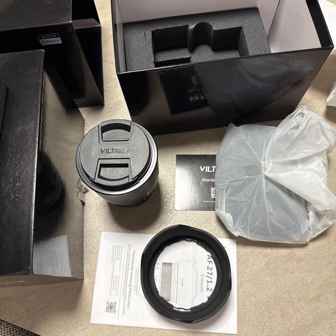 【美品】VILTROX AF 27mm F1.2 Pro Eマウント sony用