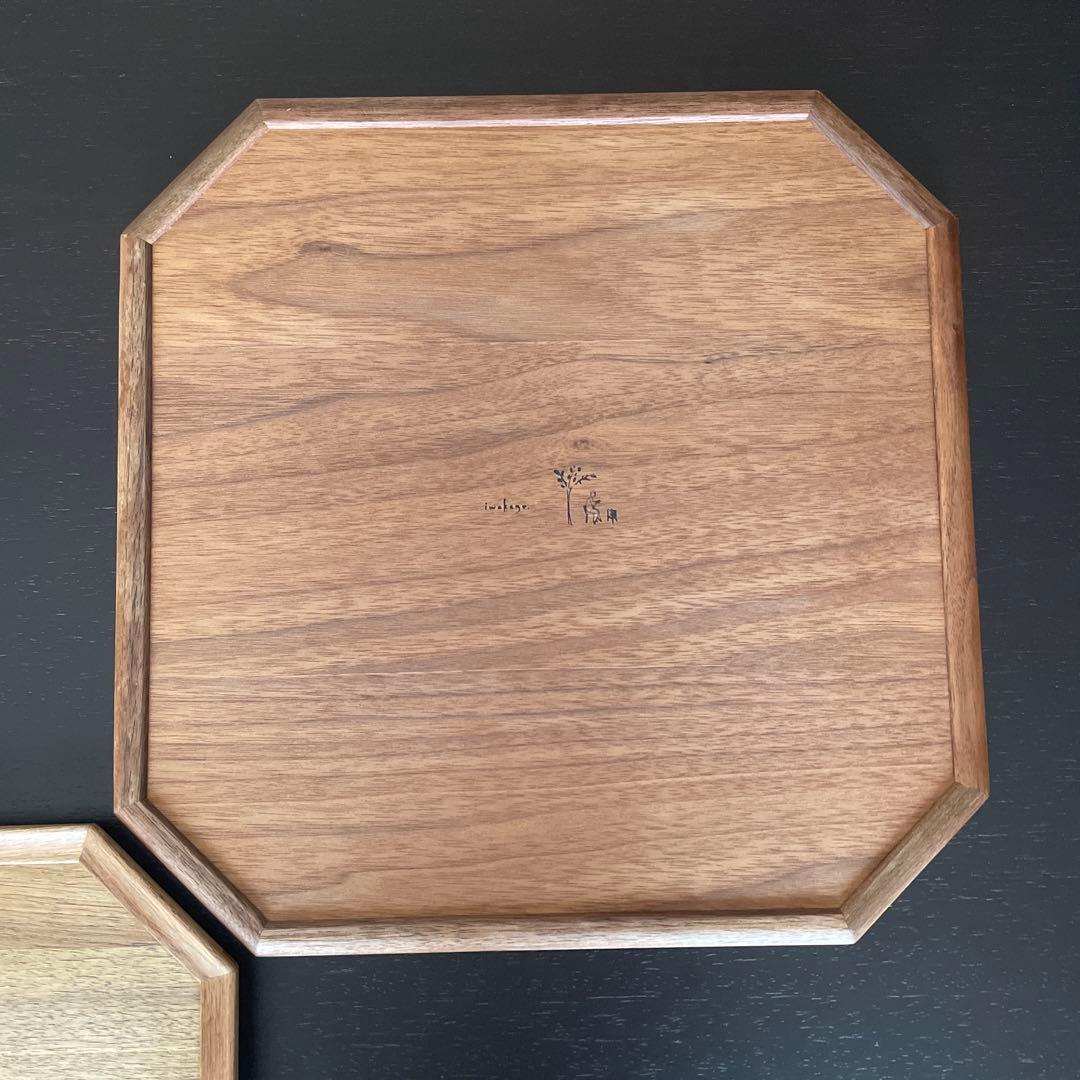 iwakagu 岩﨑翔　隅切トレー　お盆　2枚セット