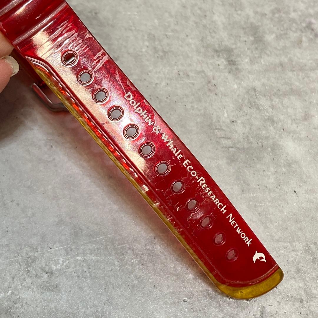 CASIO カシオ⭐️Baby-G イルカクジラモデル　レッド　BGW-104K