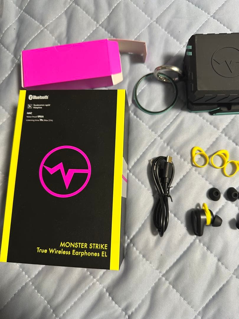 モンスターストライク エル ワイヤレスイヤホン コード使用済み