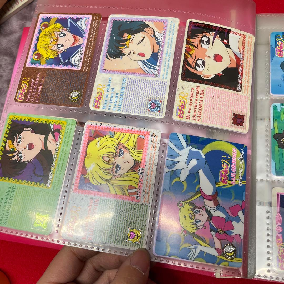 Sailor Moon セーラームーン カードファイル ホログラムカード付き