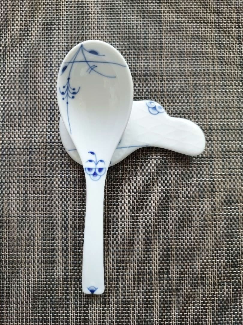 【未使用】ロイヤルコペンハーゲン★ブルーパルメッテ★スプーン• スティックレスト