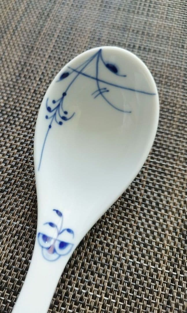 【未使用】ロイヤルコペンハーゲン★ブルーパルメッテ★スプーン• スティックレスト
