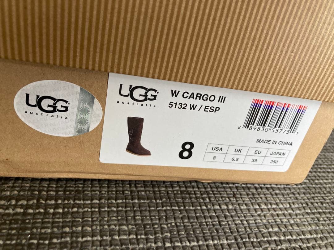 UGG ムートンブーツ US 8サイズ25cm ベルト