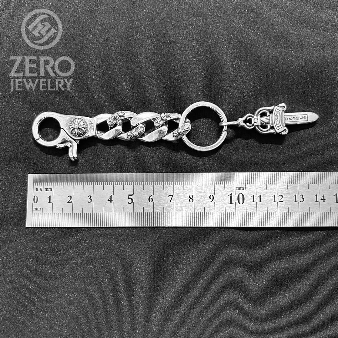 【⭐️即日発送⭐️925刻印】ダガー　キーリング キーホルダー