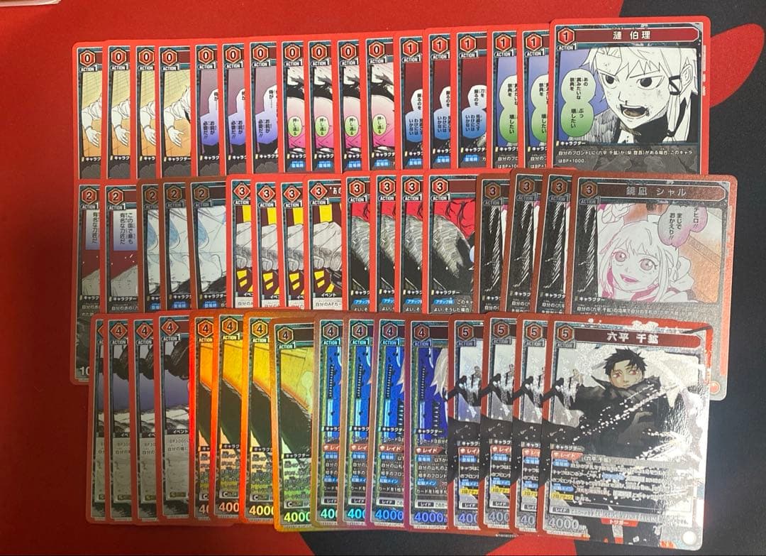 キ*ン様 ユニオンアリーナ カグラバチ 赤 千紘 登吾 伯理 デッキ+改造パーツ