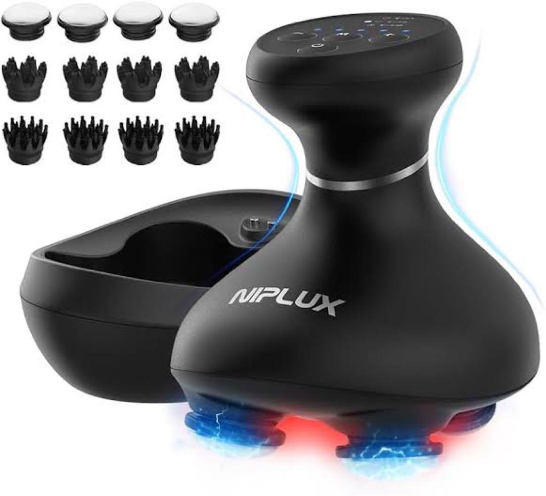 【新品】　EMSヘッドスパプレミアム  高輝度LED ヘッドマッサージ  美顔器