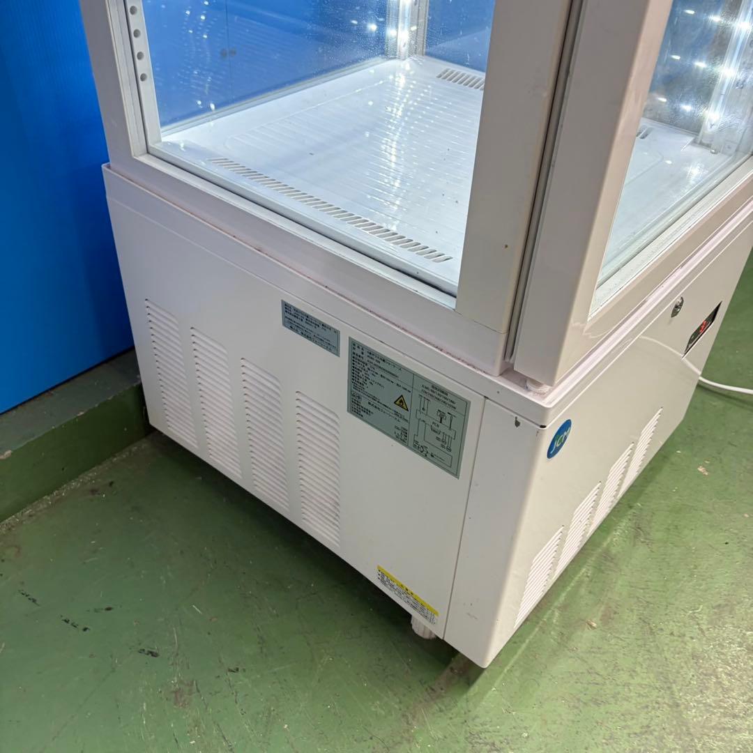698 4面冷蔵ショーケース　215L 半年保証付　2℃〜12℃ 業務用　大人気