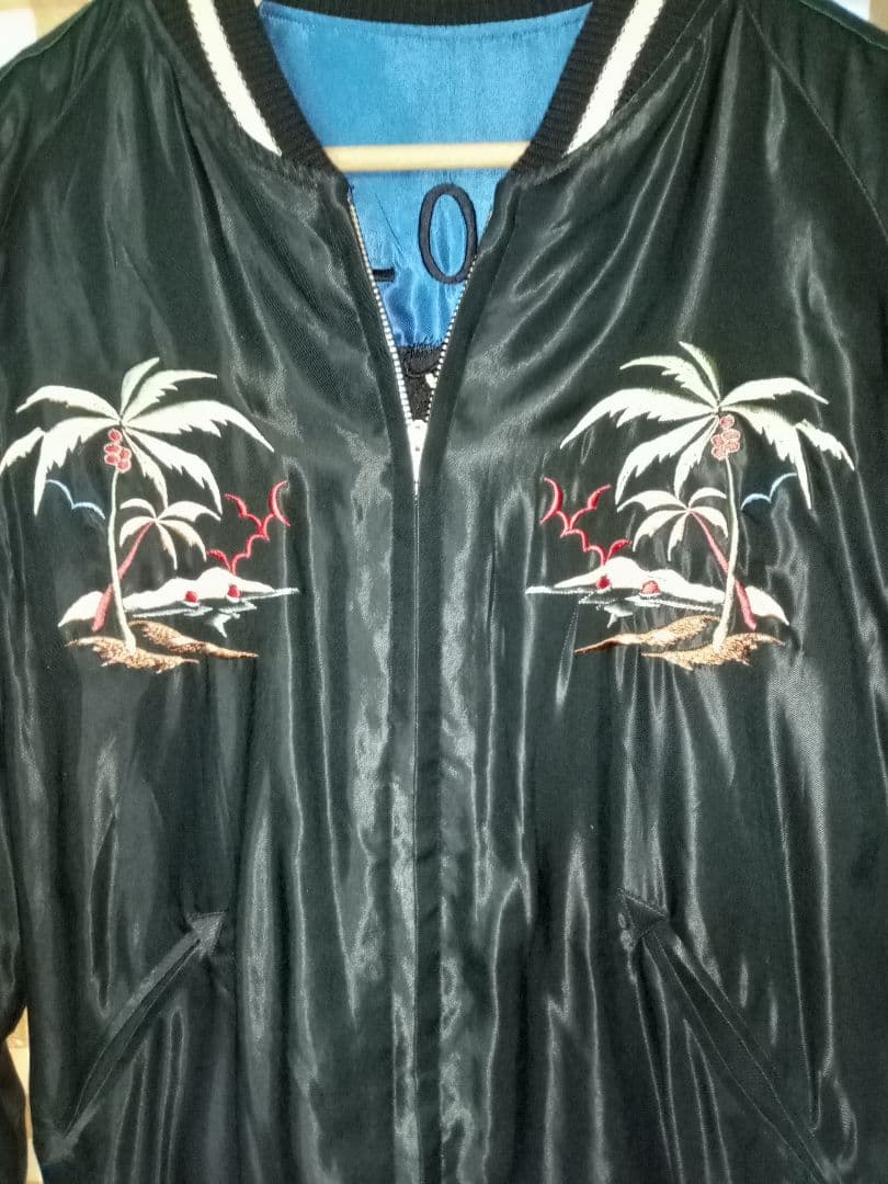 美品 テーラー東洋 リバーシブル スカジャン Lサイズ