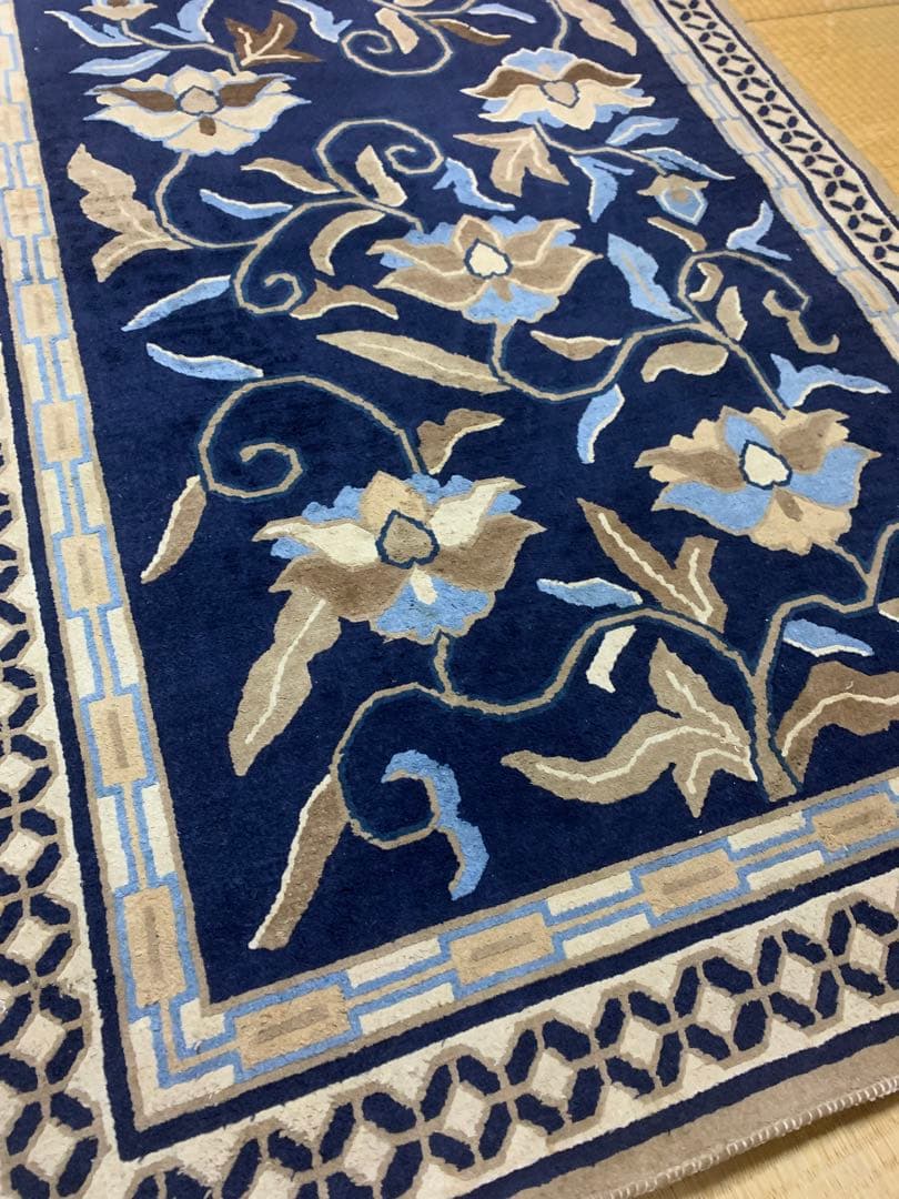 ア*コ様 昭和初期　レトロ段通　⑨