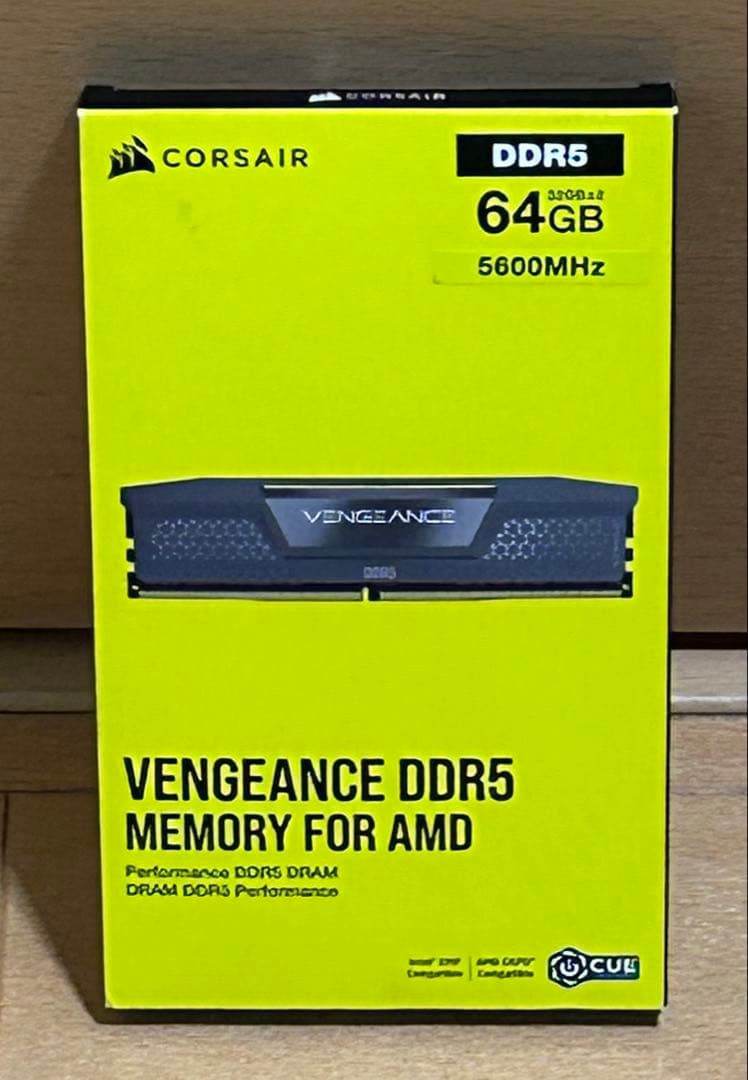 【めい】 CORSAIR デスク用メモリ 64GB(32GBx2)