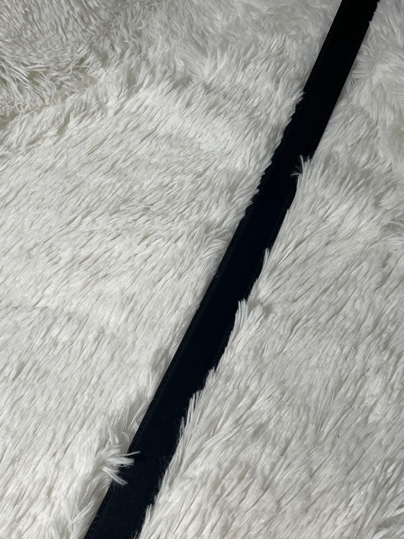 サルヴァトーレフェラガモ ダブルガンチーニ 本革　レザーベルト 黒 シルバー金具