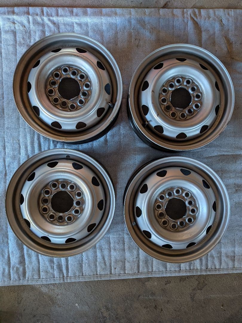 イキイキする毎日　1/2 145/80R12マルチ中古スチール＋新品ヨコハ