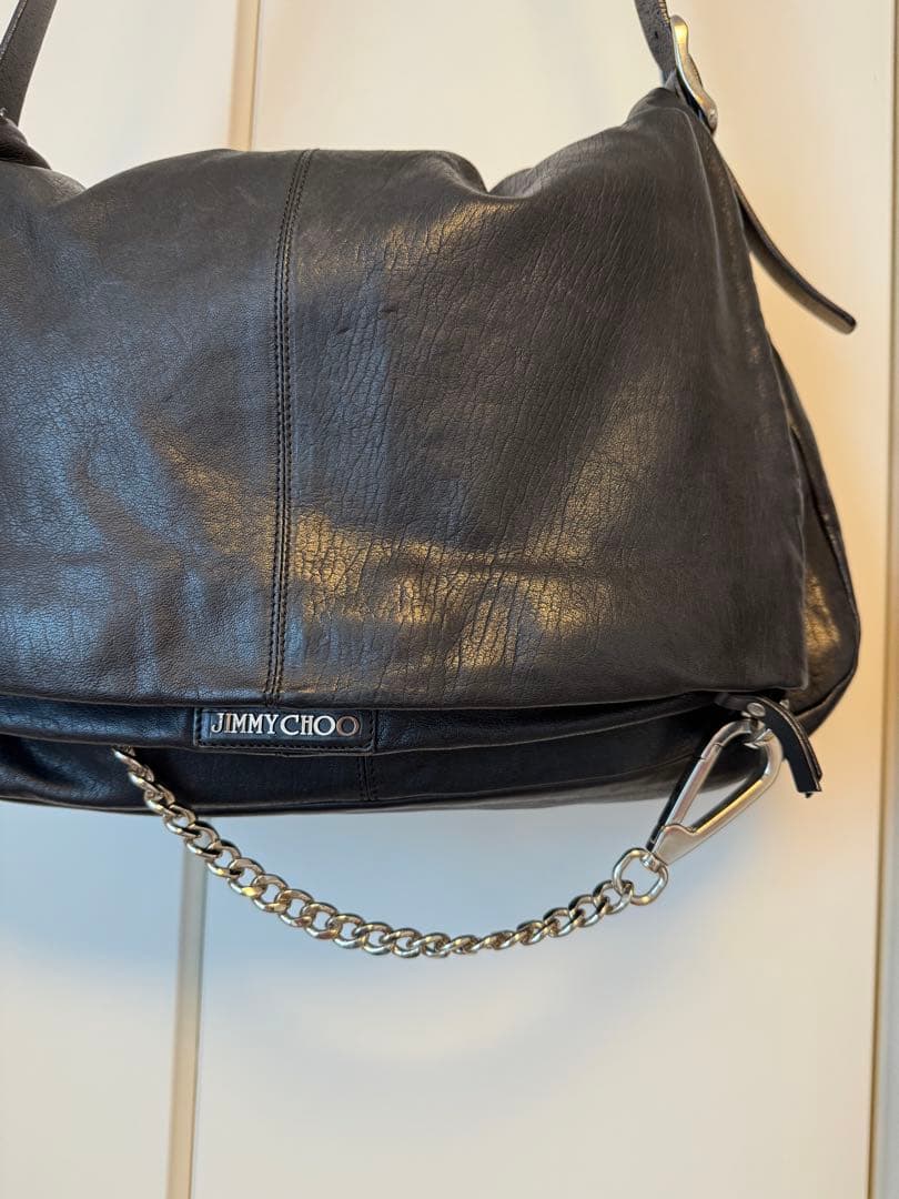 【JIMMY CHOO】メッセンジャーバッグ メンズ