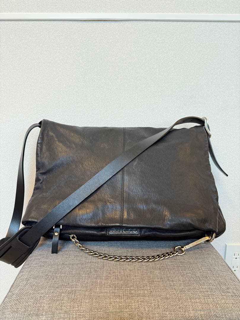 【JIMMY CHOO】メッセンジャーバッグ メンズ