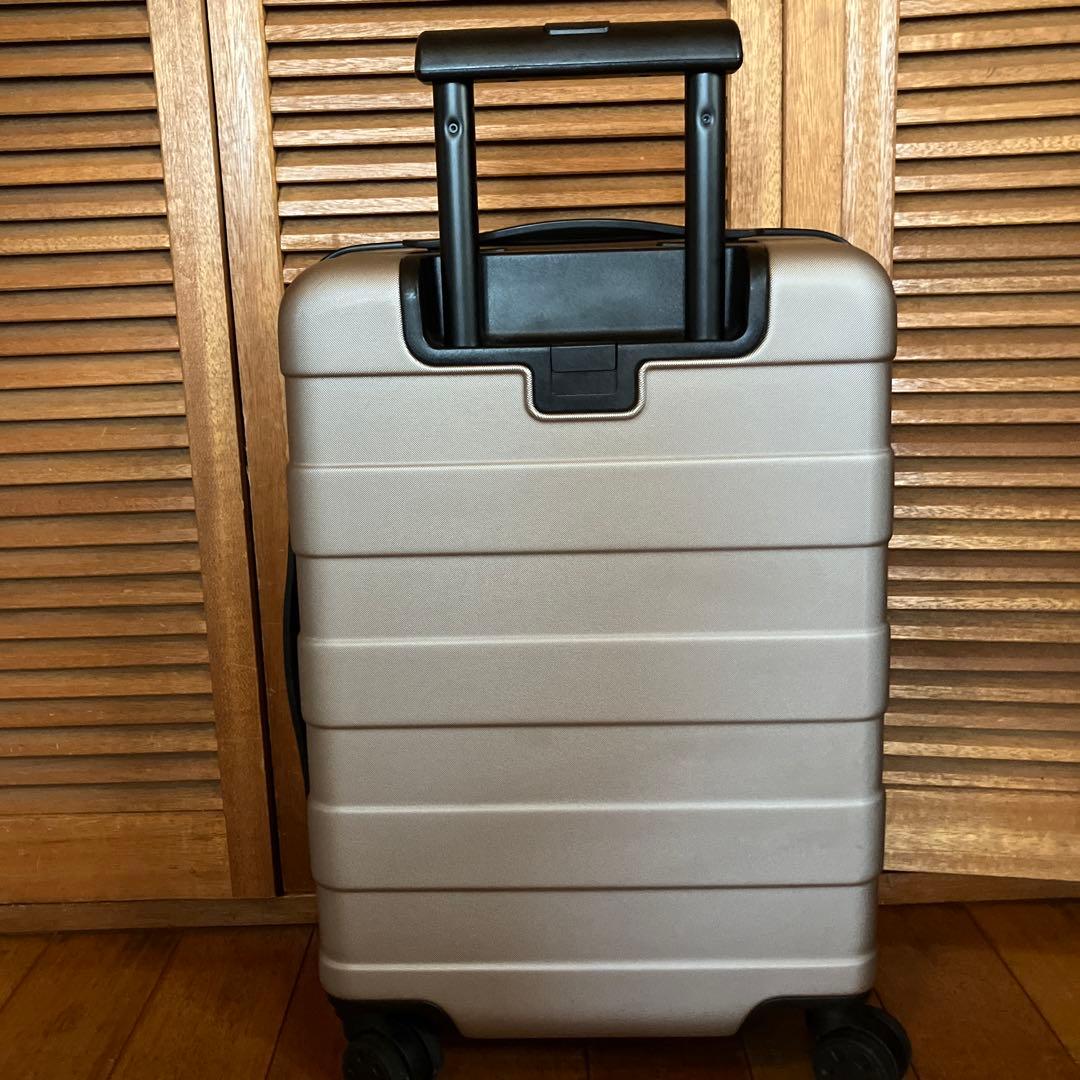 無印良品　キャリーバーの高さを自由に調節できるストッパー付きハードキャリー　美品