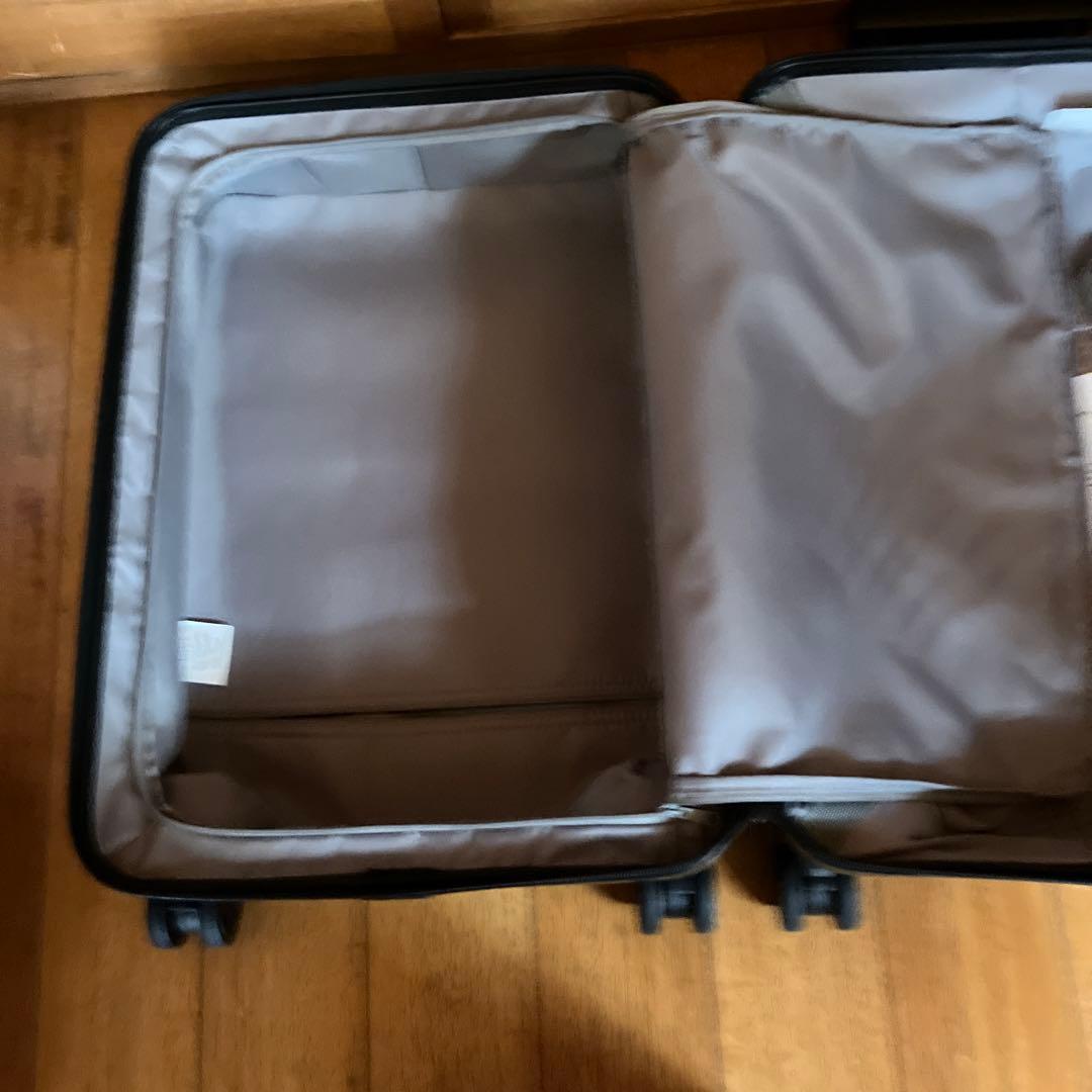 無印良品　キャリーバーの高さを自由に調節できるストッパー付きハードキャリー　美品