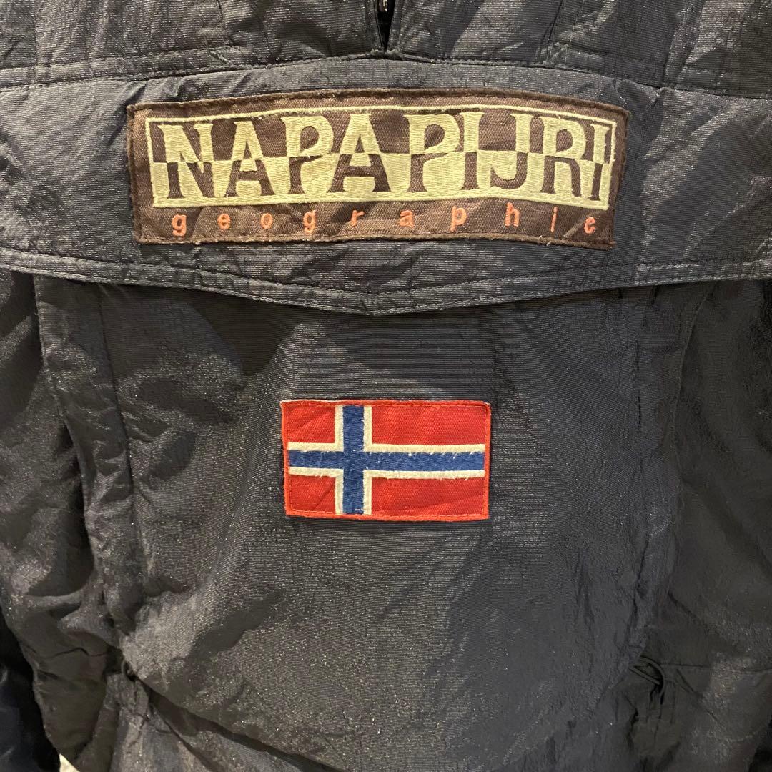 【NAPAPIJRI】マウンテンパーカー ナイロンジャケット USED感◎ XL