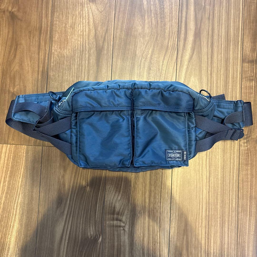 PORTER × BEAMS/40th別注 INDIGO WAIST BAG