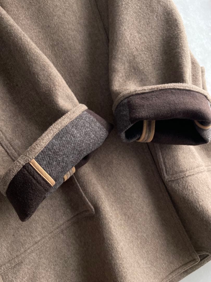 美品✨24AW ロンドントラディッション ケープ風ダッフルコート ブラウン 34