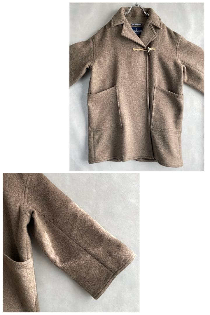 美品✨24AW ロンドントラディッション ケープ風ダッフルコート ブラウン 34