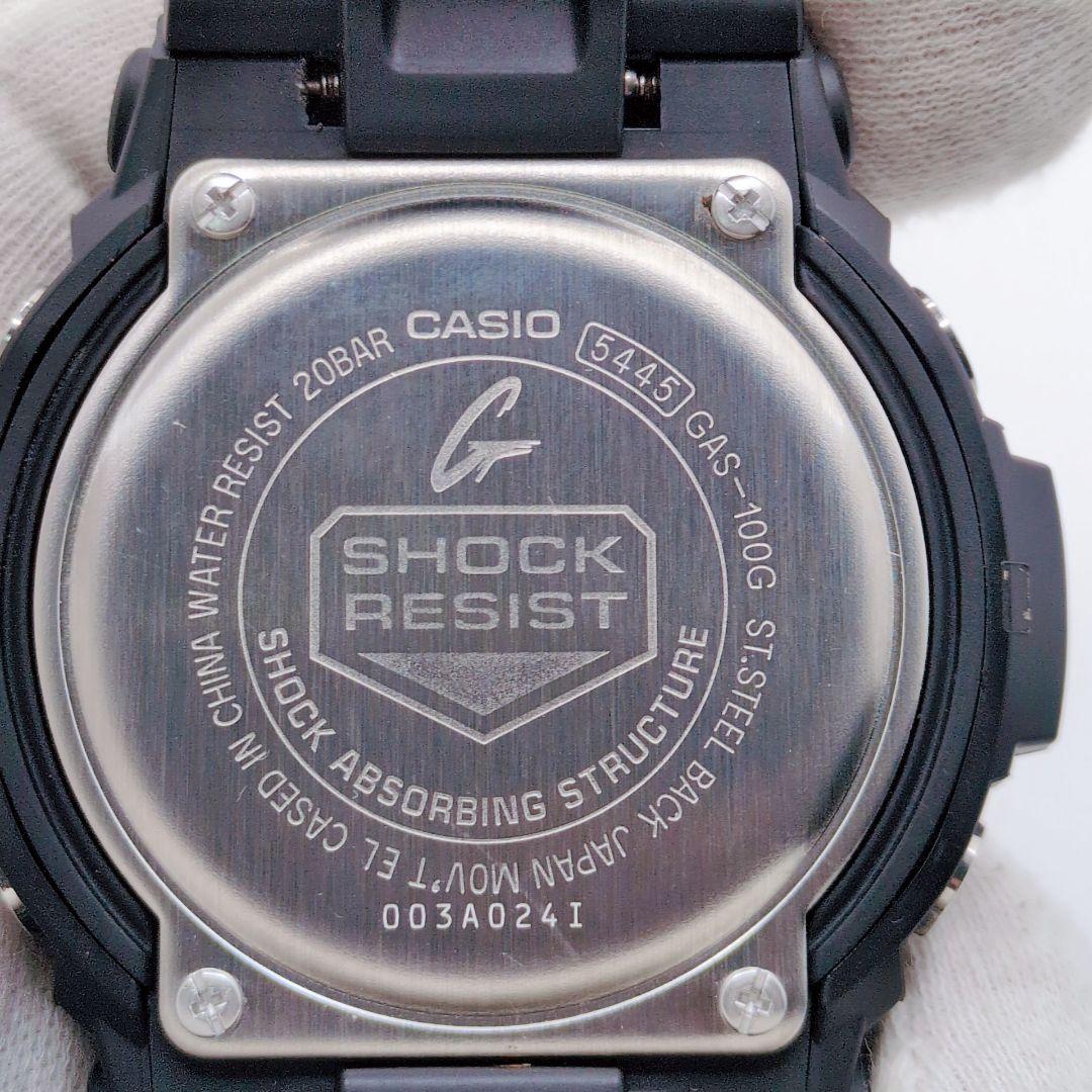 CASIO G-SHOCK GAS-100G タフソーラー 箱付　海外モデル