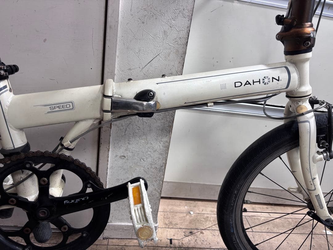 DAHON SPEED 折りたたみ自転車 ホワイト