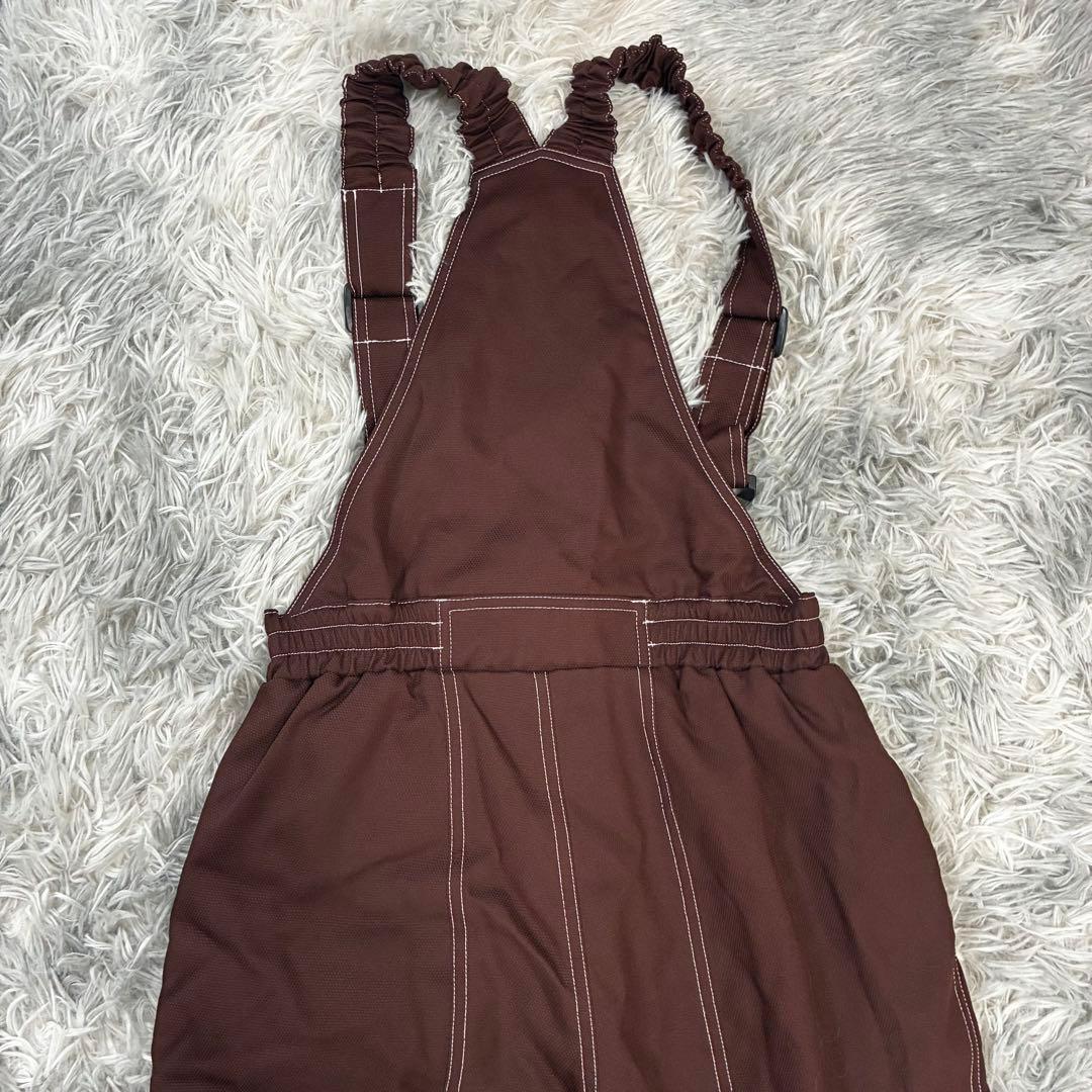 WINDEX スキーウェア 上下セット 茶×白 レディースM 中綿 良品