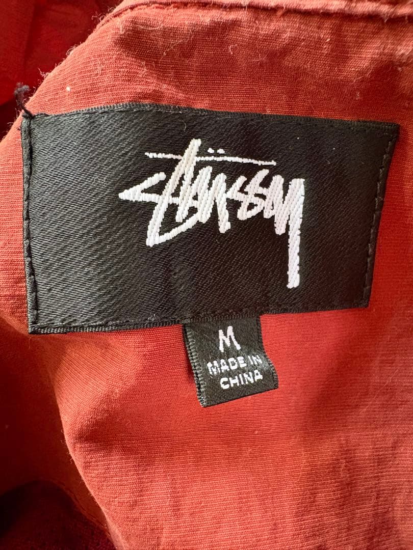 Stussy シェルジャケット　赤