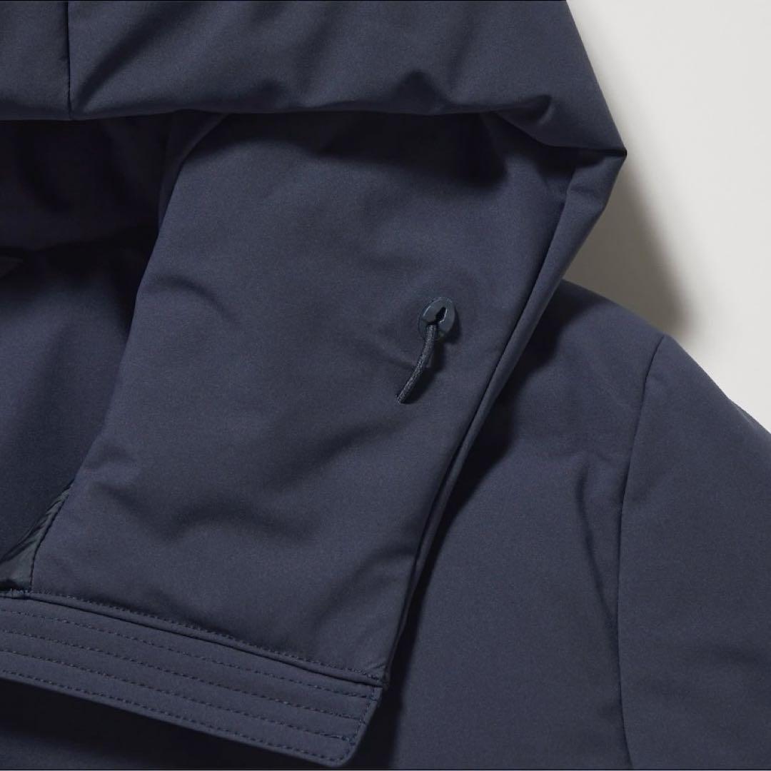 UNIQLO ユニクロ シームレスダウンロングコート ブラック レディース XL