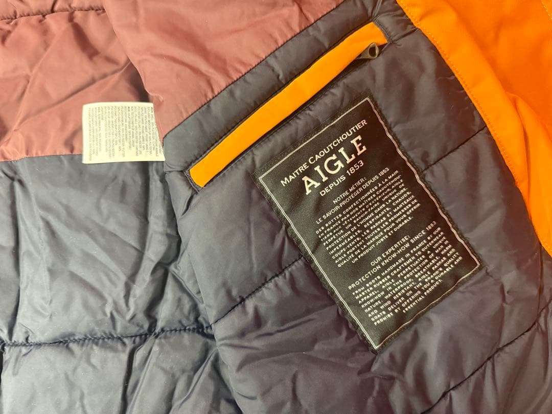 AIGLE エーグル ダウンコート GORE-TEX タグ付き未使用 ファー付