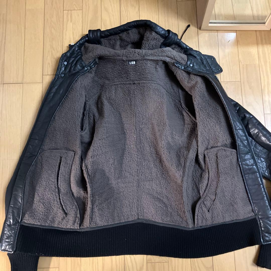 LGB ボンディングレザージャケット 希少サイズ3