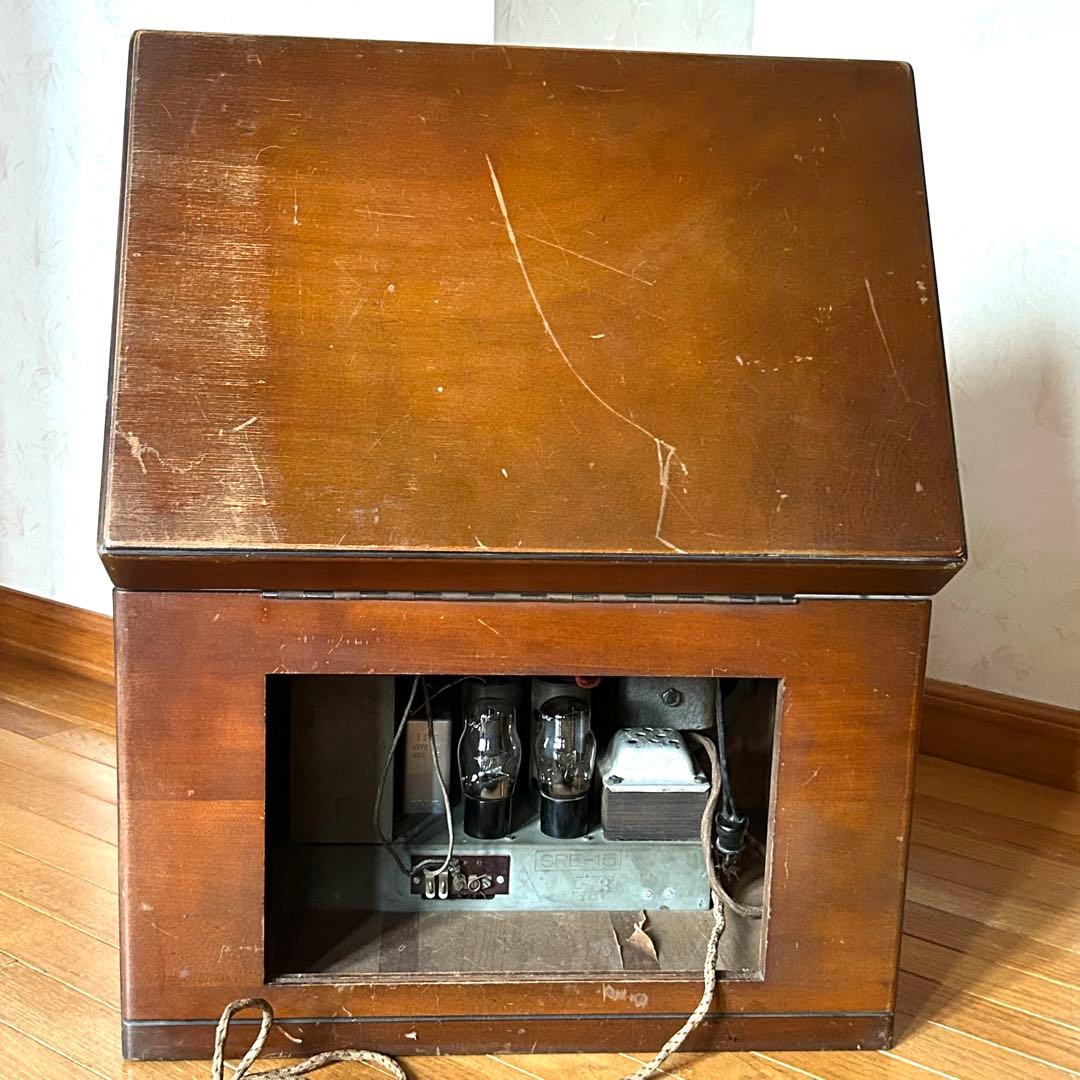 日本ビクター SRE-15 卓上電蓄　真空管ラジオ　昭和レトロ　1947年製