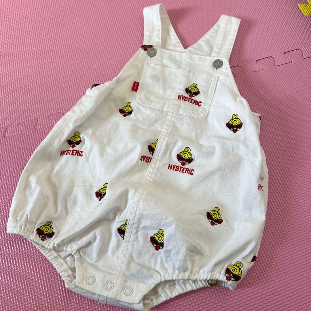 g*i様 ヒステリックミニ ヒスミニ だるまオール サロペット フェイス 刺繍