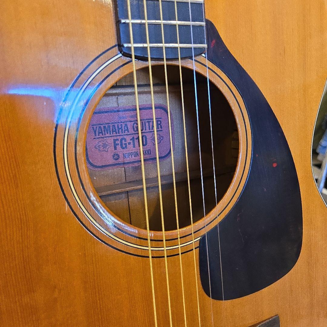 希少 赤ラベル YAMAHA FG-110 アコースティックギター ビンテージ