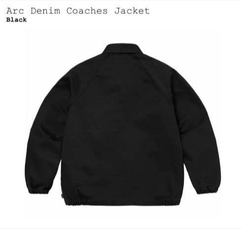 supreme Arc Denim Coaches Jacket ブラック L