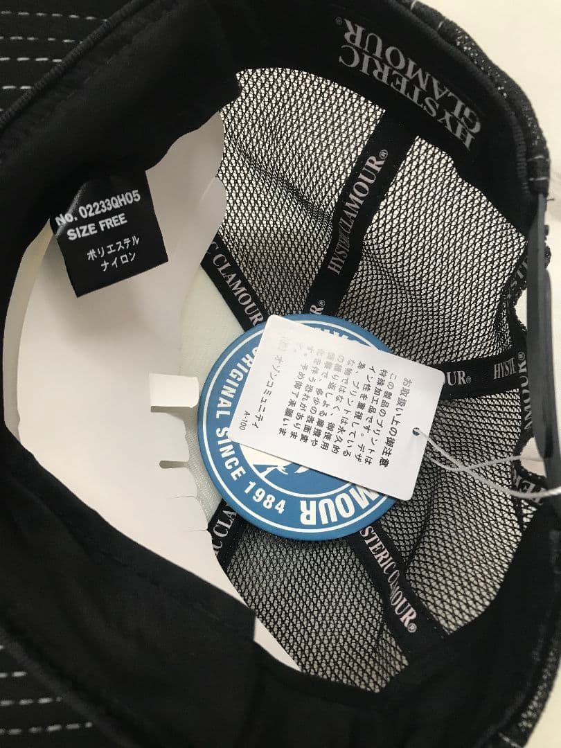 【新品未使用】 ヒステリックグラマー　キャップ　GUITAR GIRL 11