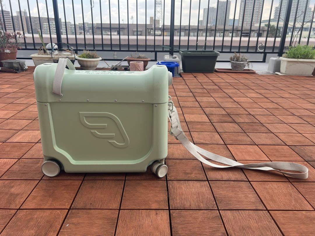 むむ　ジェットキッズ BY ストッケ ベッドボックス（グリーン） 中古