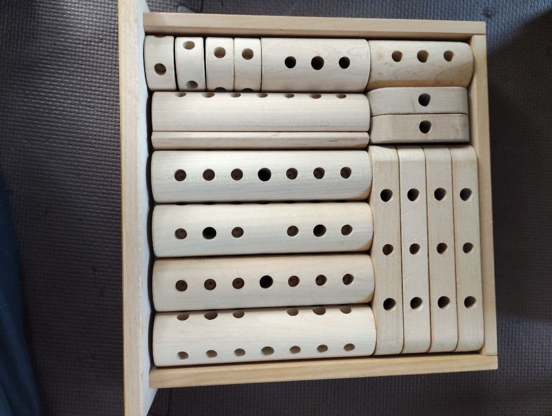 ゲーテの組み木　木製知育玩具 セット