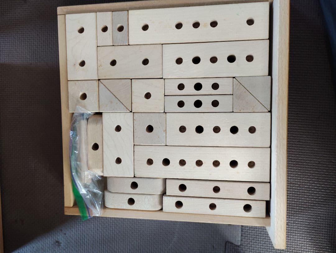 ゲーテの組み木　木製知育玩具 セット