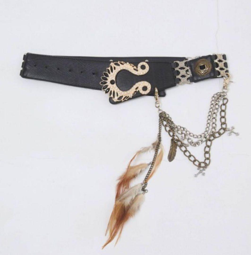 d.i.a ベルト　平成ギャル　令和ギャル　GAL 渋谷　太ベルト　ダークコア