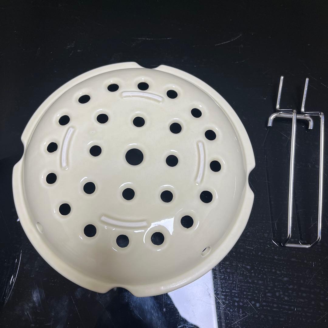 長谷園　土鍋　ビストロ蒸し鍋 アメ 大