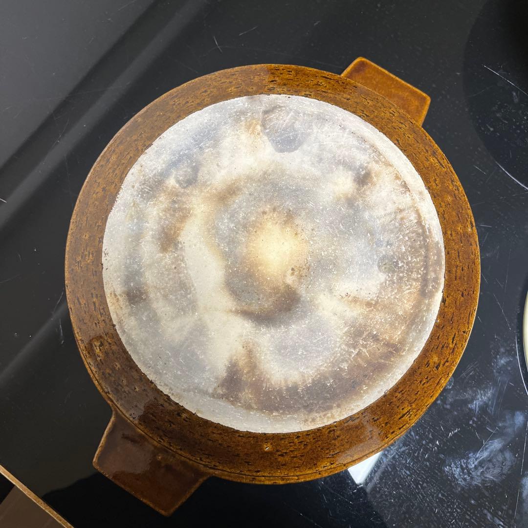 長谷園　土鍋　ビストロ蒸し鍋 アメ 大