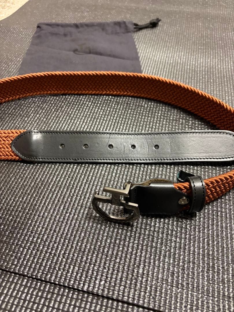 CAVALLERIA TOSCANA 編み込みベルト　乗馬