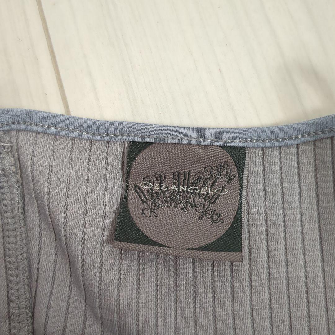 Ozz on Angelo グレー レース付きキャミソール