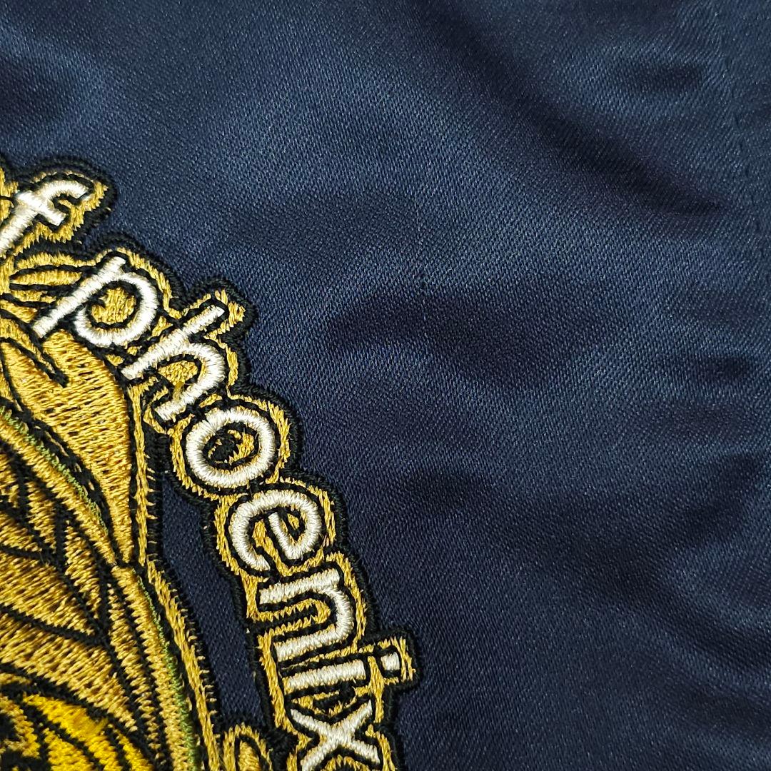 爆裂爛漫娘 サテン 別珍 ベロア スカジャン F商会 バクレツ B-R-M 鳳凰