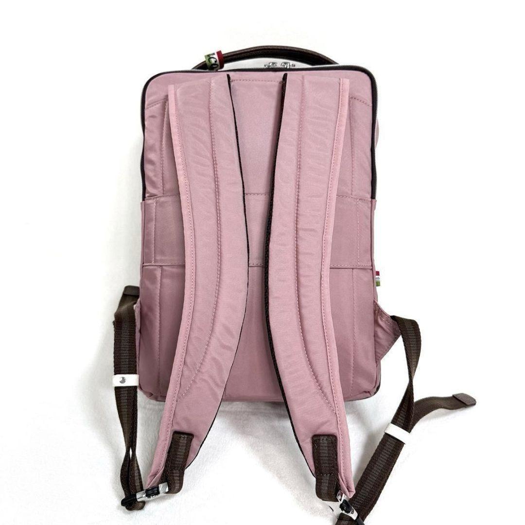 【新品未使用】 オロビアンコ ビジネスリュック ナイロン ピンク PC収納可