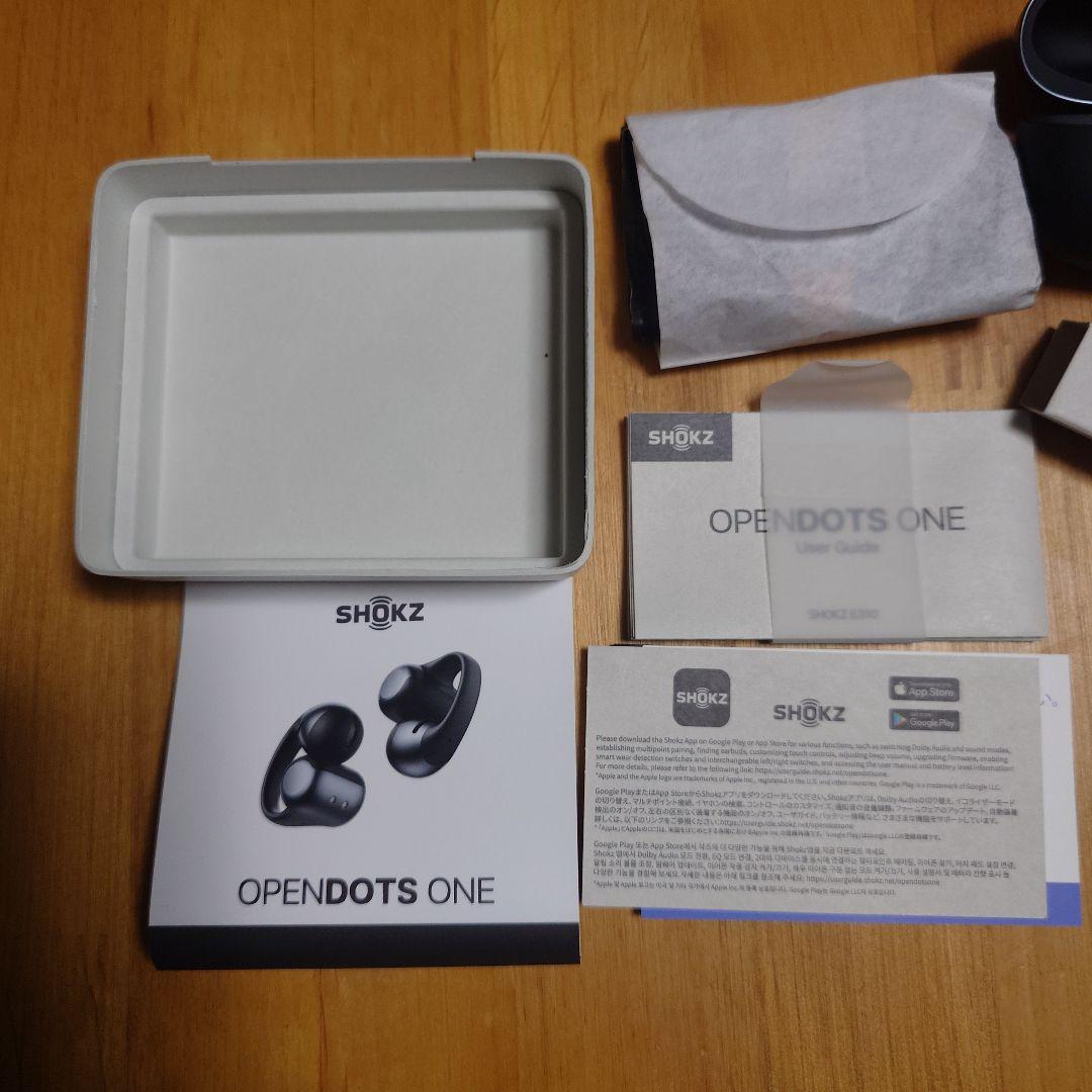 SHOKZ OpenDots ONE BLACK 2025年10月購入品